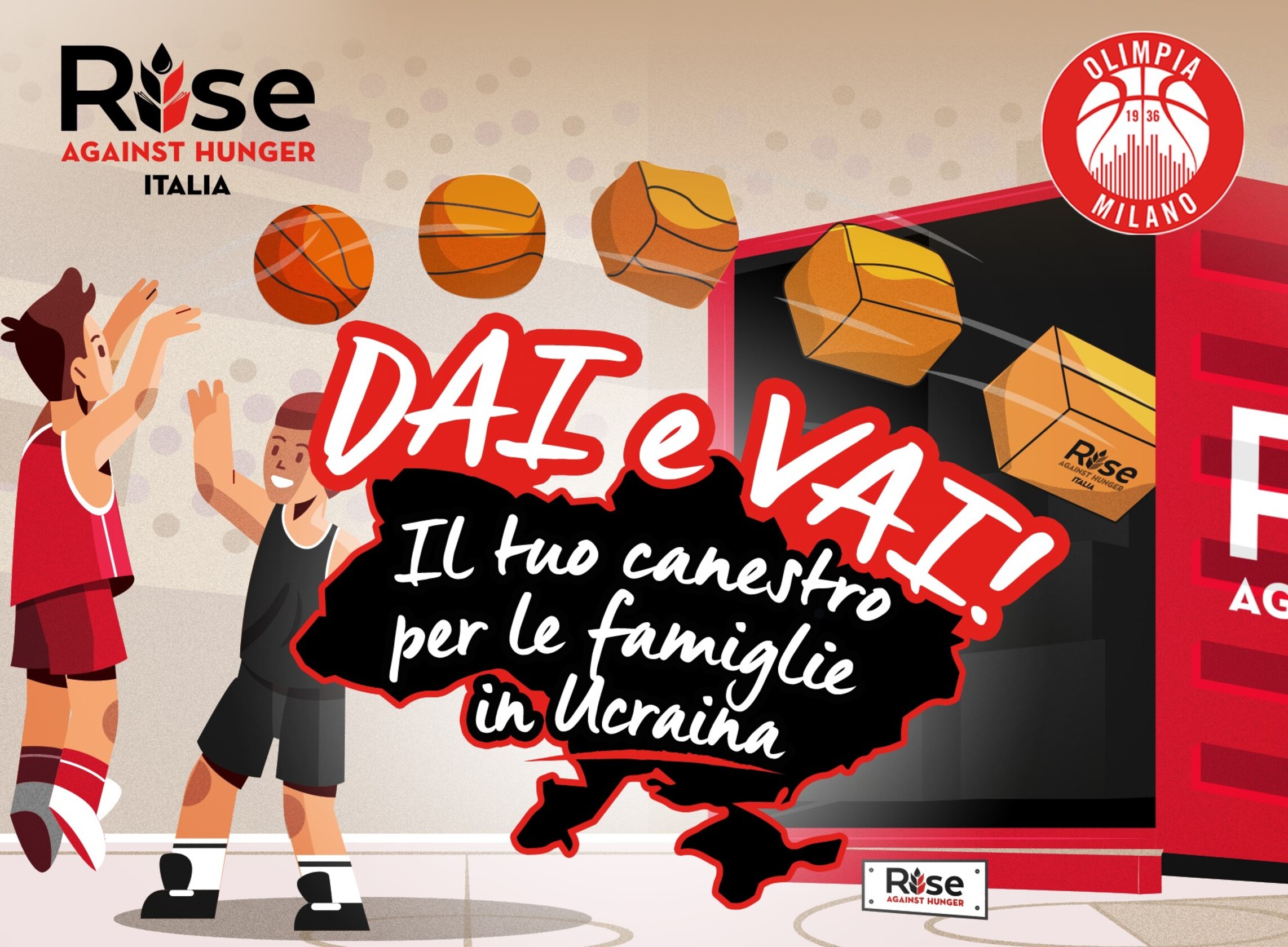 Olimpia & Rise Against Hunger per un Natale solidale insieme alle società AJP