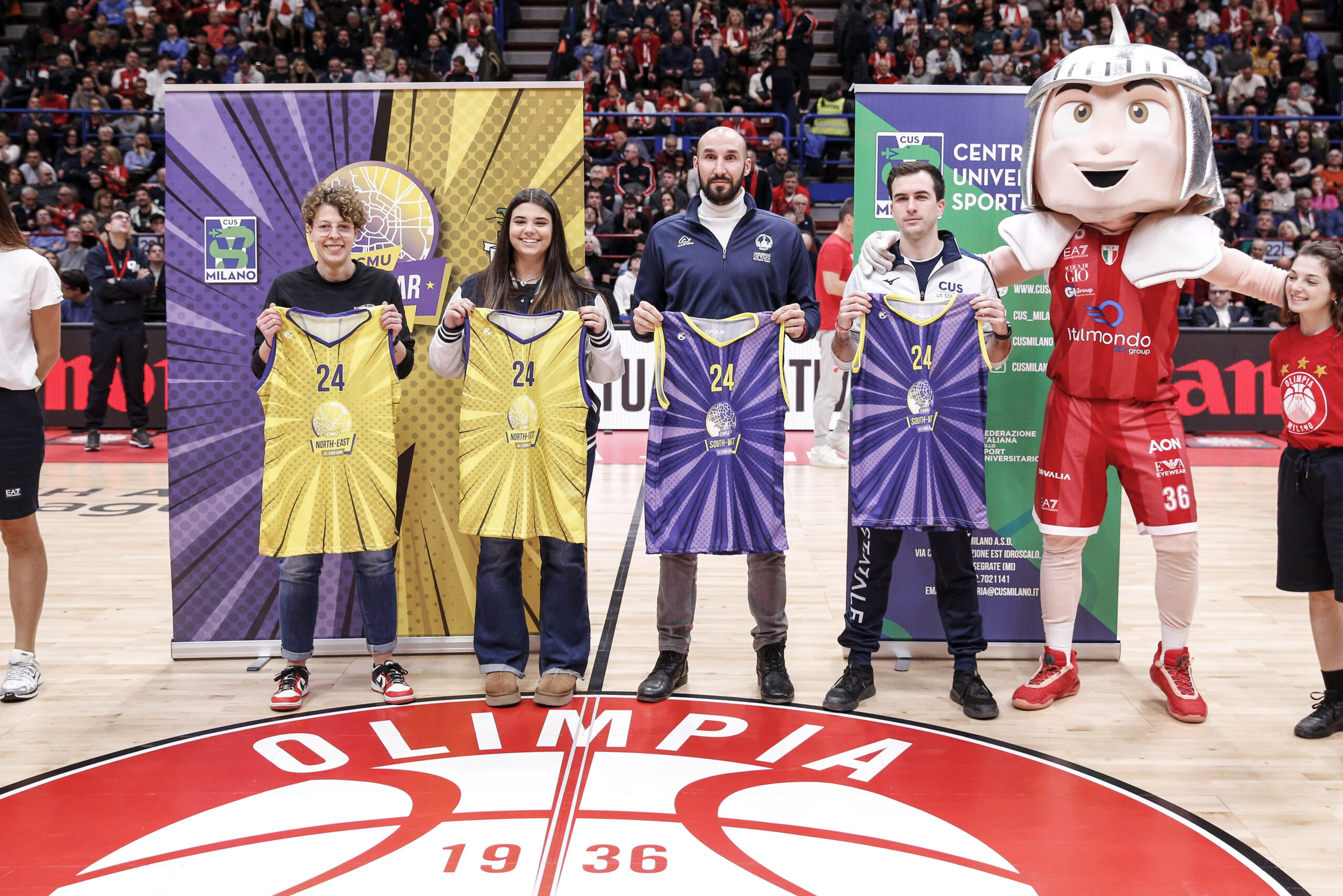 All Star Game Cus Milano: la presentazione al Forum di Assago