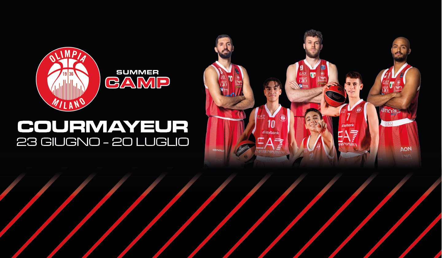 Aperte le iscrizioni per l’Olimpia Milano Summer Camp