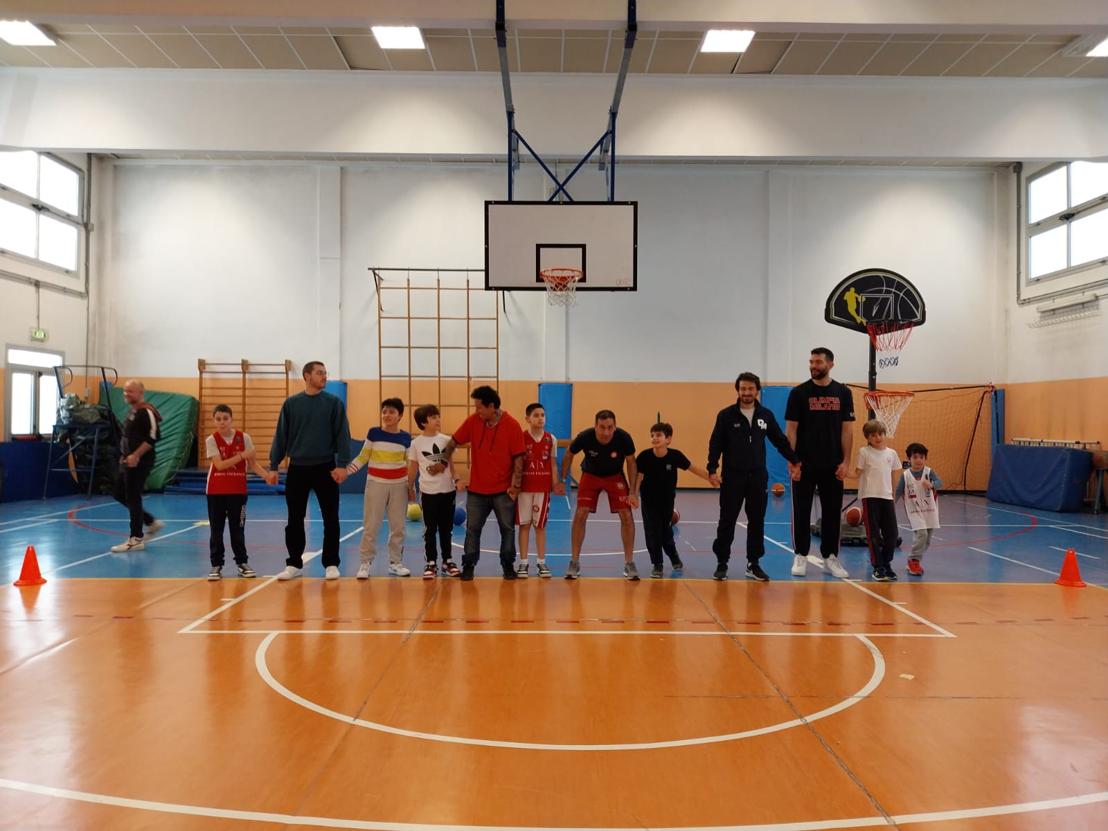 Pippo Ricci all’allenamento di Fabula Onlus