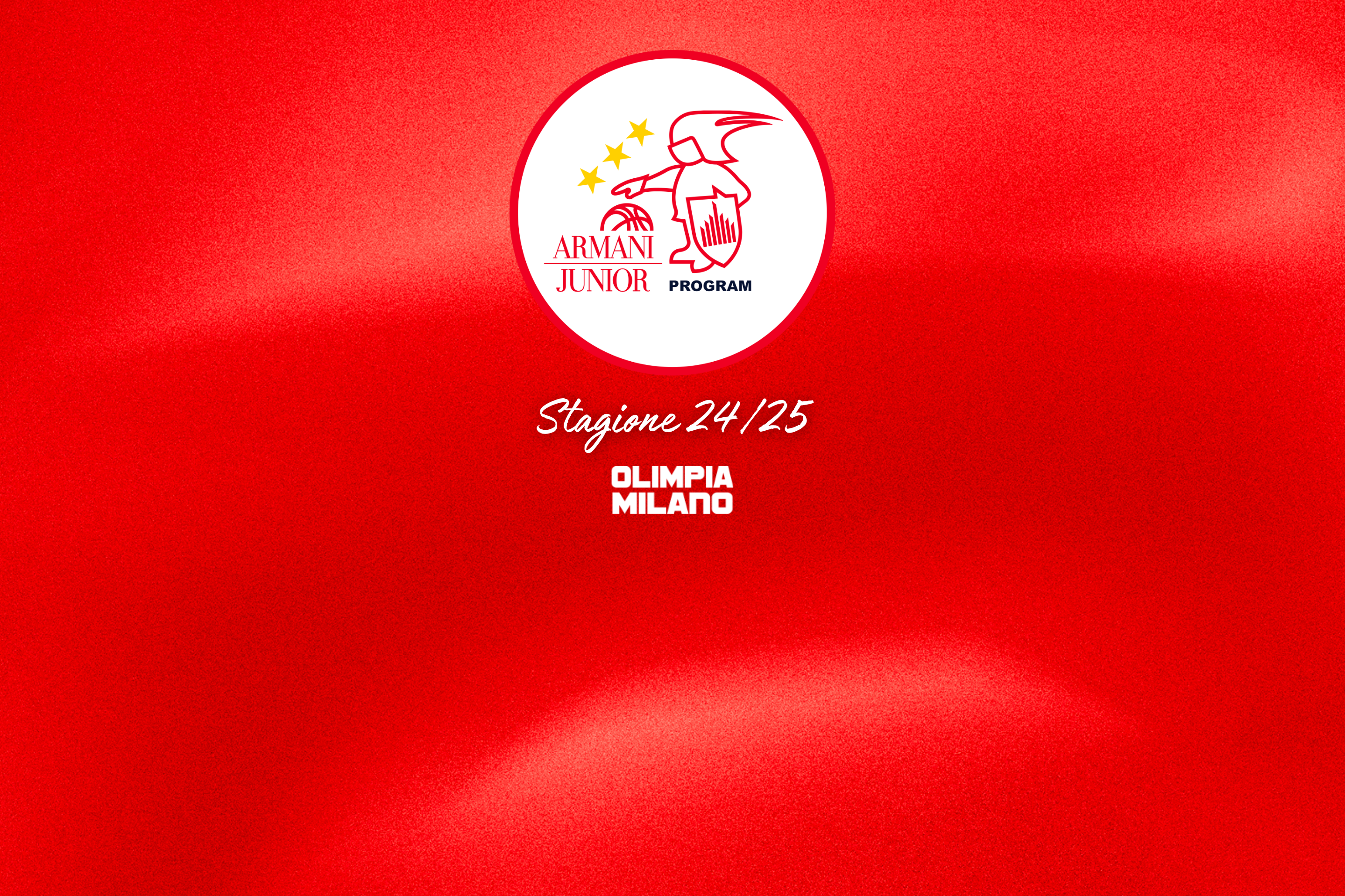 Aperte le registrazioni per la stagione 24-25 di Armani Junior Program!