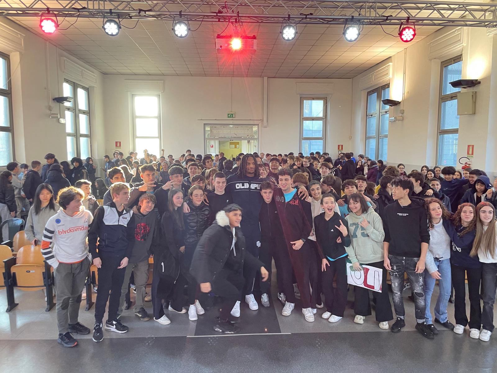 Olimpia@School: gli eventi con i giocatori di Olimpia